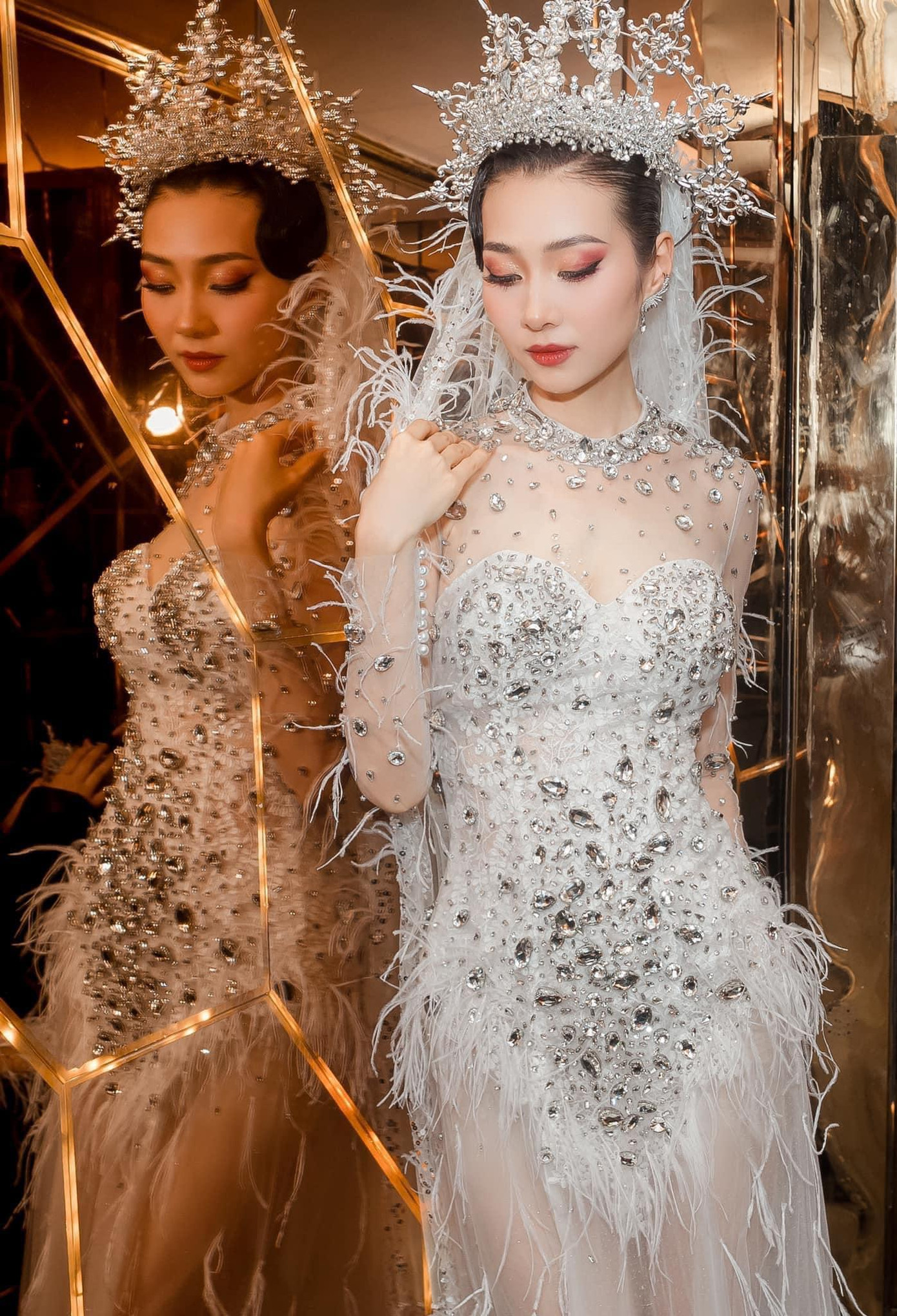 Đã lâu không xuất hiện nhưng Kiều Vỹ vẫn gây thương nhớ nhờ nhan sắc yêu kiều.