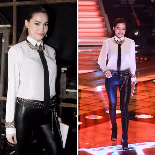 Hồ Ngọc Hà sử dụng phụ kiện để tạo dấu ấn cho phong cách 