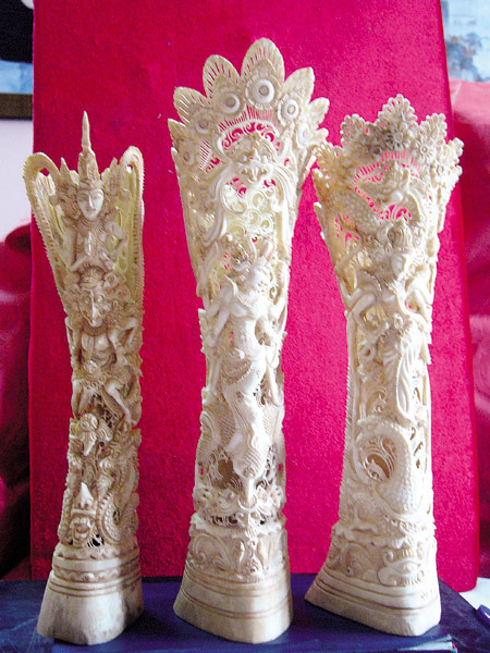 Đại gia trấn giữ uy quyền bằng răng nanh voi đực ảnh 6