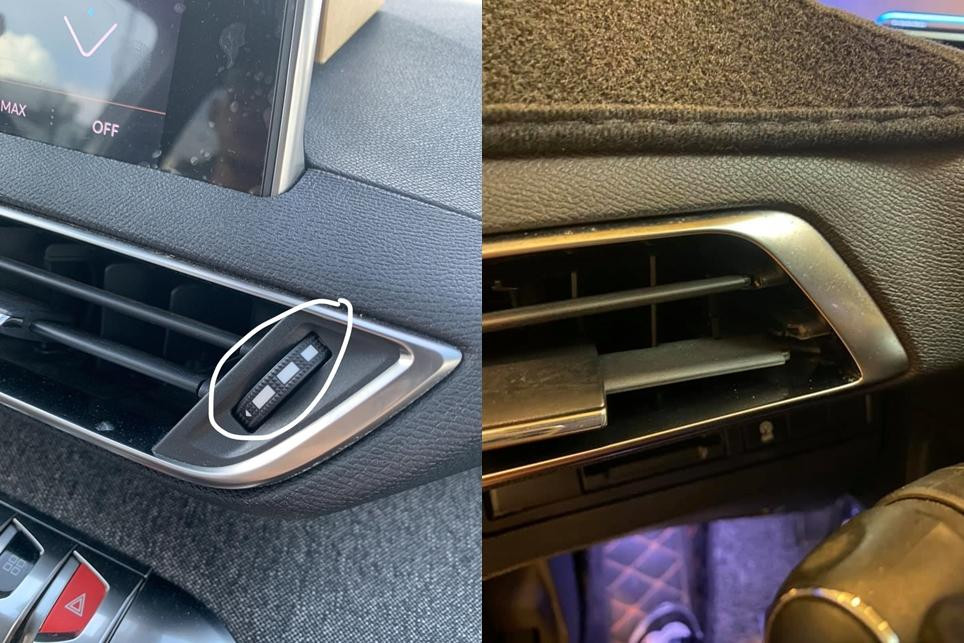 Một số xe bị gãy lá gió điều hoà, hỏng nút điều chỉnh gió Một số xe bị gãy lá gió điều hoà, hỏng nút điều chỉnh gió