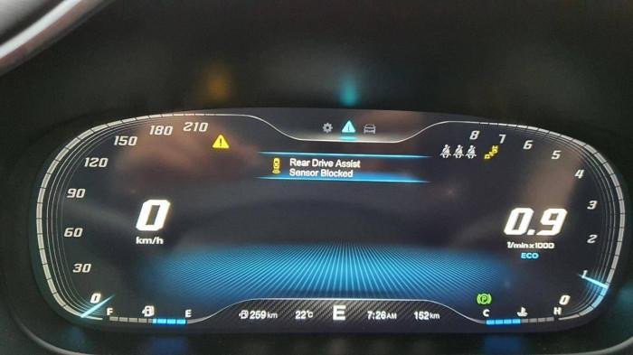 Một lỗi hiển thị trên MG HS Trophy. Một lỗi hiển thị trên MG HS Trophy.