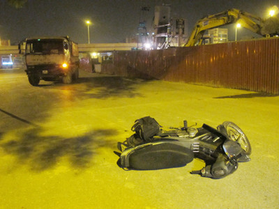 Vụ tai nạn thứ hai xảy ra ngay sau đó cũng khiến một người phải nhập viện