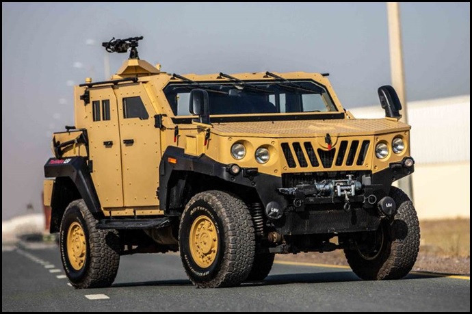 Xe bọc thép hạng nhẹ chuyên dụng Mahindra (ALSV) hay “Armado” - phương tiện di chuyển mới dành cho Quân đội Ấn Độ và Lực lượng đặc nhiệm. Ảnh: A Defence XP. Xe bọc thép hạng nhẹ chuyên dụng Mahindra (ALSV) hay “Armado” - phương tiện di chuyển mới dành cho Quân đội Ấn Độ và Lực lượng đặc nhiệm. Ảnh: A Defence XP.