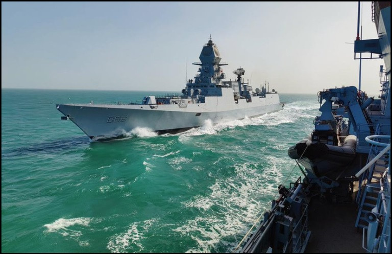 D66 INS Vishakhapatnam – một trong những tàu khu trục lớn nhất của Hải quân Ấn Độ. Ảnh: A Defence XP. D66 INS Vishakhapatnam – một trong những tàu khu trục lớn nhất của Hải quân Ấn Độ. Ảnh: A Defence XP.