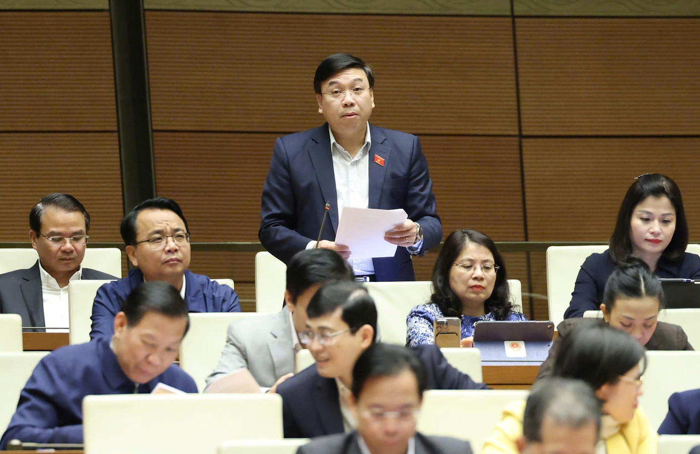 Đại biểu Nguyễn Văn Mạnh. Ảnh: Như Ý. Đại biểu Nguyễn Văn Mạnh. Ảnh: Như Ý.