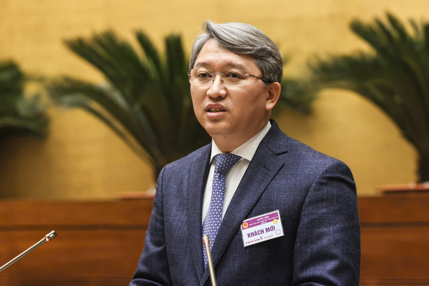 Bộ trưởng Tư pháp Nguyễn Hải Ninh. Ảnh: Như Ý Bộ trưởng Tư pháp Nguyễn Hải Ninh. Ảnh: Như Ý