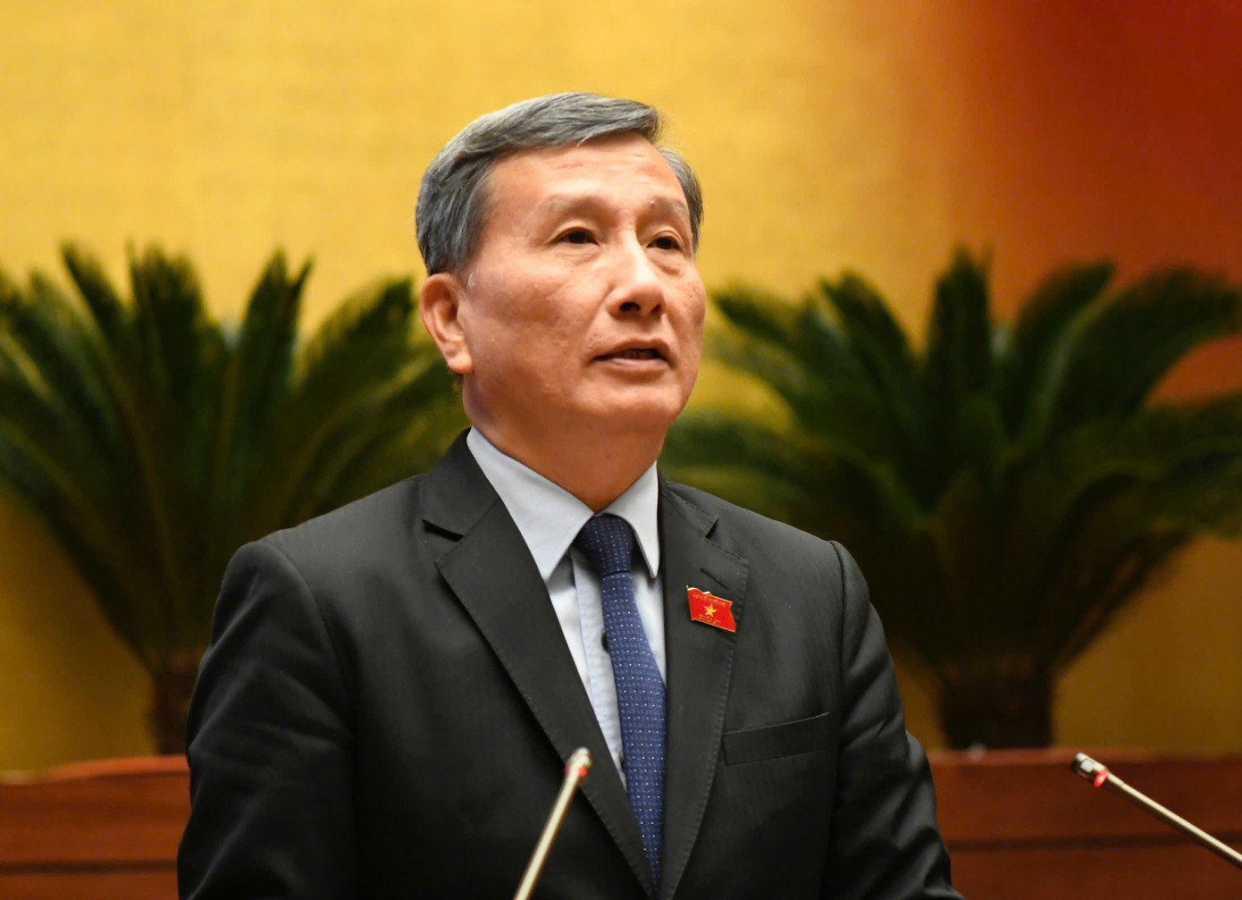 Chủ nhiệm Uỷ ban KH,CN&amp;MT Lê Quang Huy. Ảnh: Như Ý