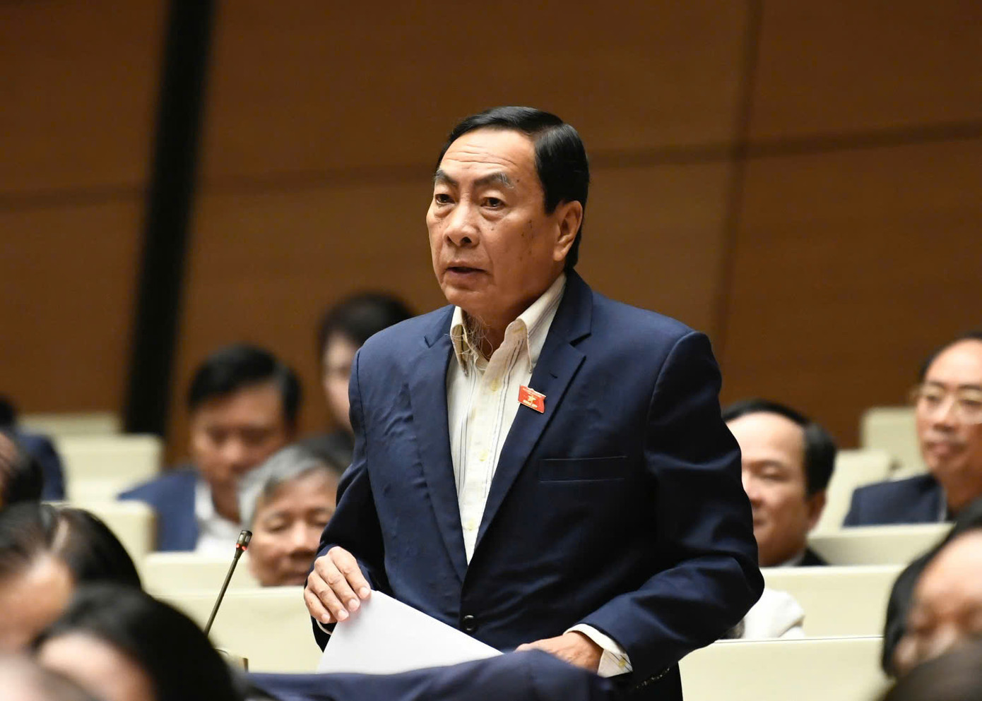 Đại biểu Phạm Văn Hoà (đoàn Đồng Tháp). Ảnh: Như Ý Đại biểu Phạm Văn Hoà (đoàn Đồng Tháp). Ảnh: Như Ý