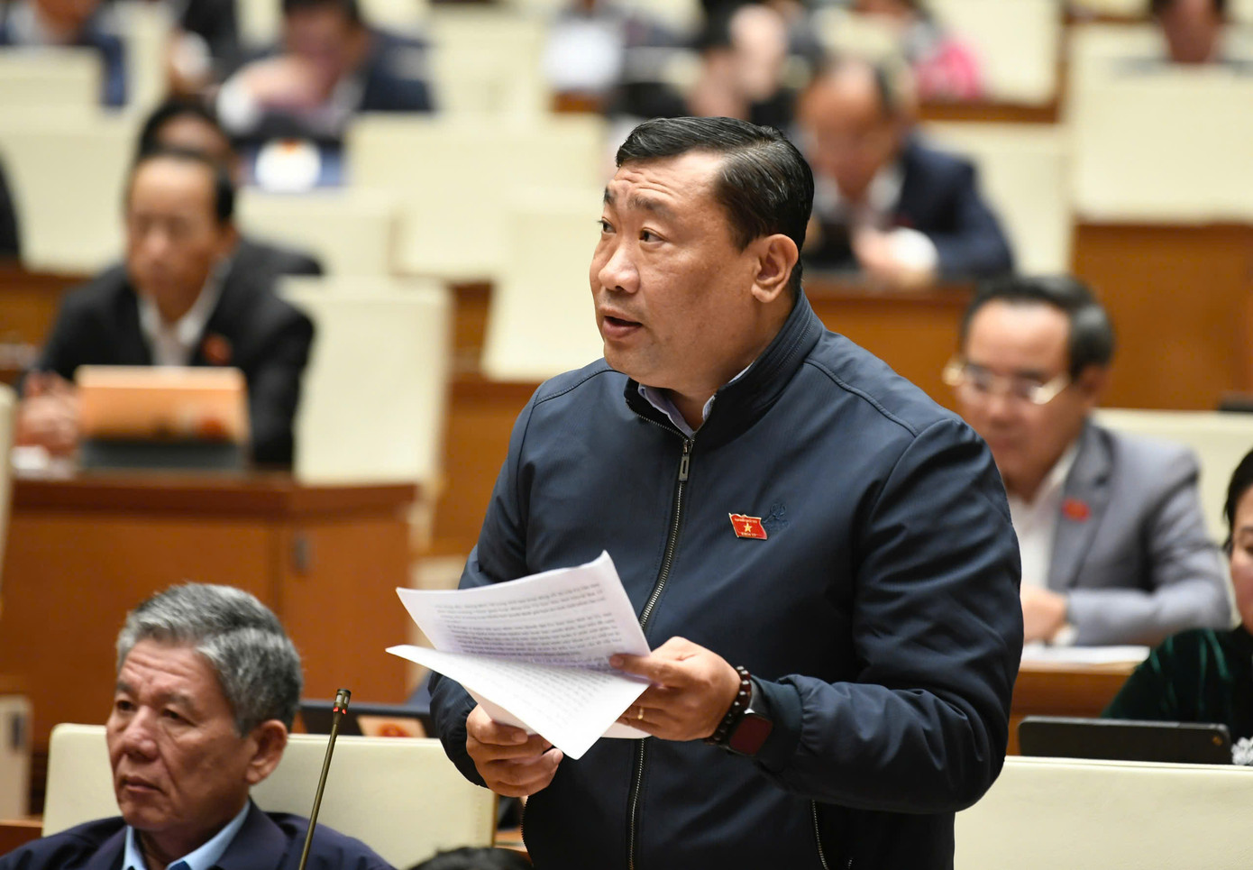 Đại biểu Quốc hội Thạch Phước Bình (đoàn Trà Vinh). Ảnh: Như Ý