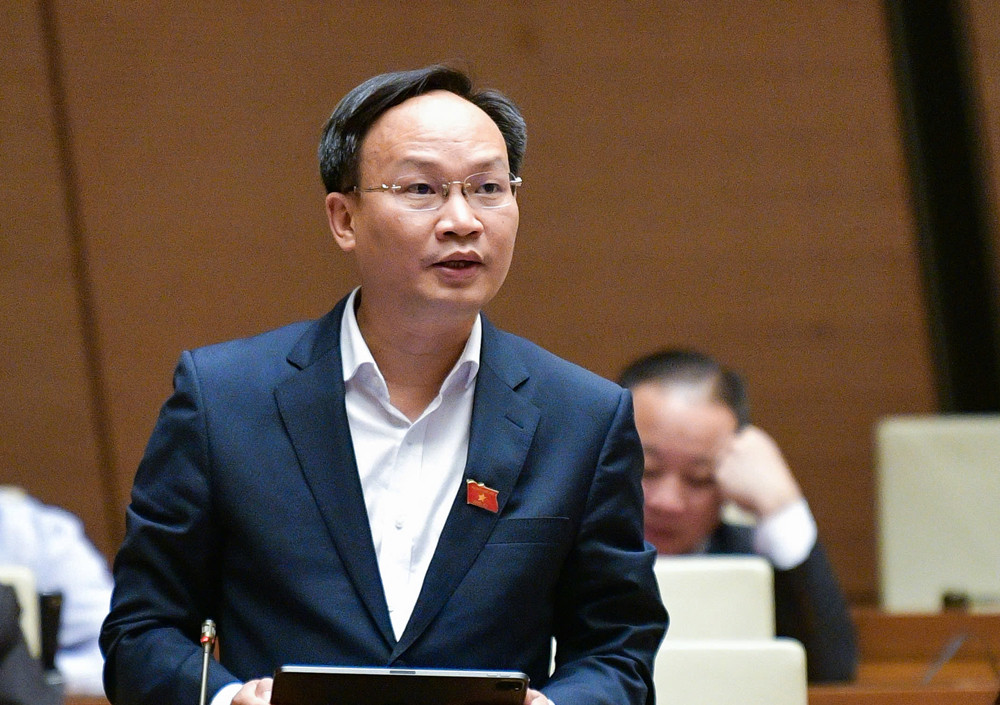 Ông Phạm Văn Thịnh phát biểu tại kỳ họp Quốc hội. Ông Phạm Văn Thịnh phát biểu tại kỳ họp Quốc hội.