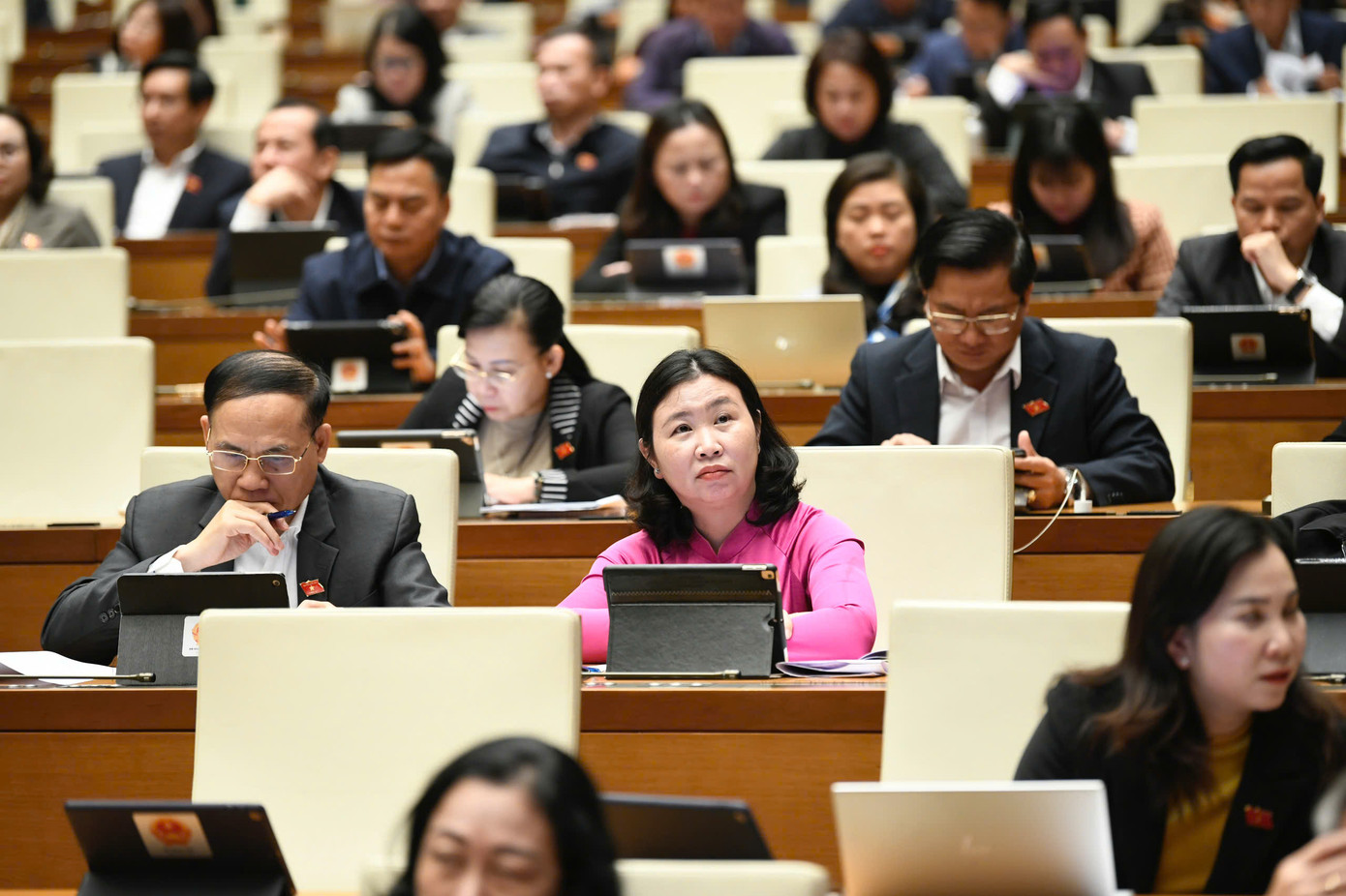 Đại biểu Quốc hội tại kỳ họp bất thường lần thứ 9. Ảnh: Như Ý