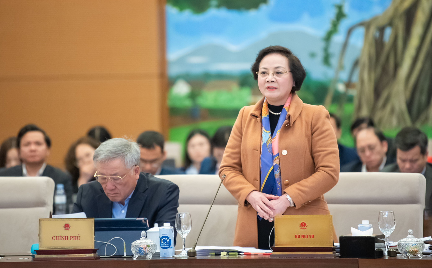 Bộ trưởng Bộ Nội vụ Phạm Thị Thanh Trà. Bộ trưởng Bộ Nội vụ Phạm Thị Thanh Trà.