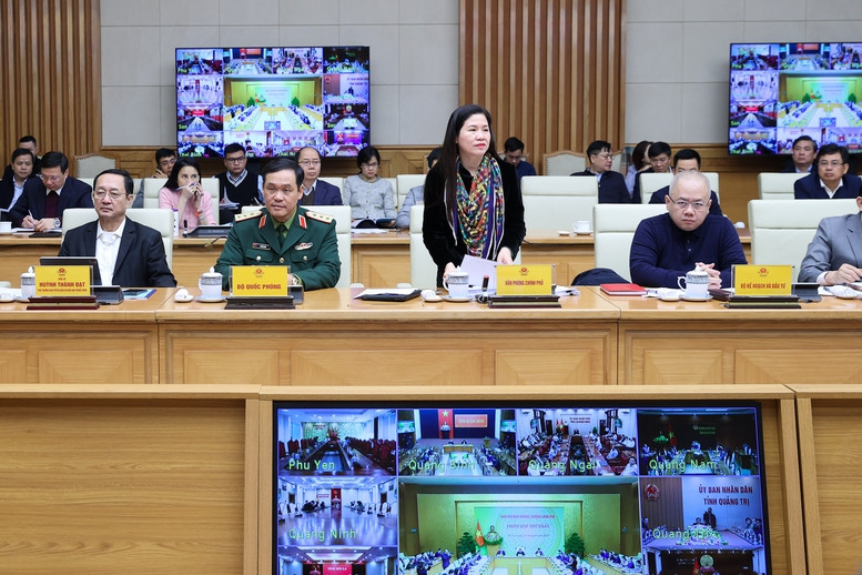 Lãnh đạo các bộ, ngành tham dự cuộc họp. Ảnh: Nhật Bắc