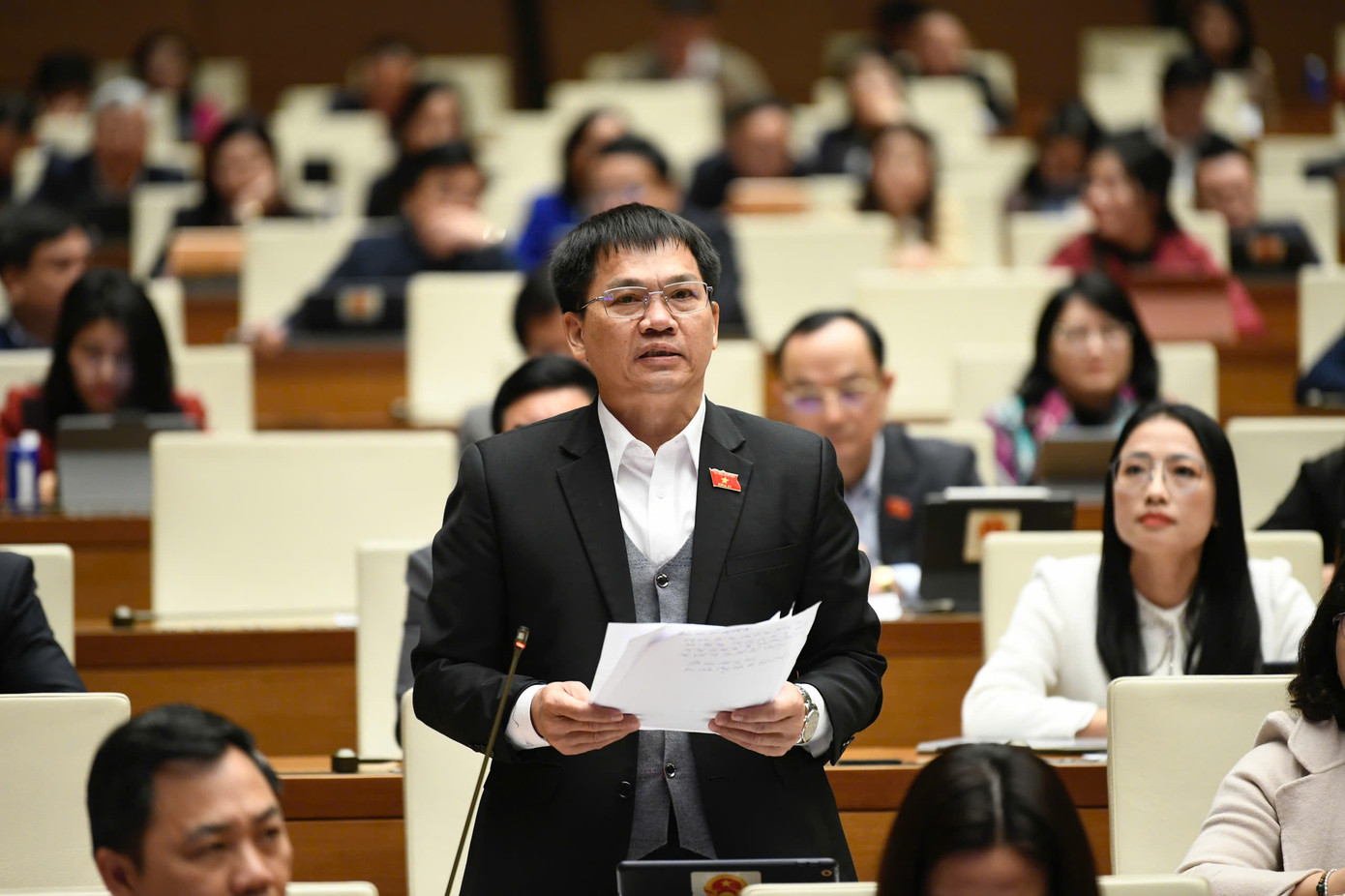 Đại biểu Dương Khắc Mai (đoàn Đắk Nông). Ảnh: Như Ý.