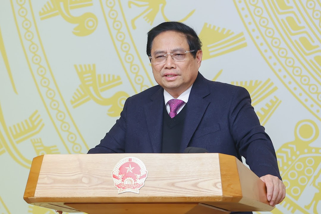 Thủ tướng Chính phủ Phạm Minh Chính phát biểu tại hội nghị. Ảnh: Nhật Bắc Thủ tướng Chính phủ Phạm Minh Chính phát biểu tại hội nghị. Ảnh: Nhật Bắc