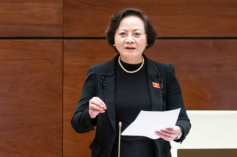 Bộ trưởng Phạm Thị Thanh Trà tại kỳ họp Quốc hội. Bộ trưởng Phạm Thị Thanh Trà tại kỳ họp Quốc hội.