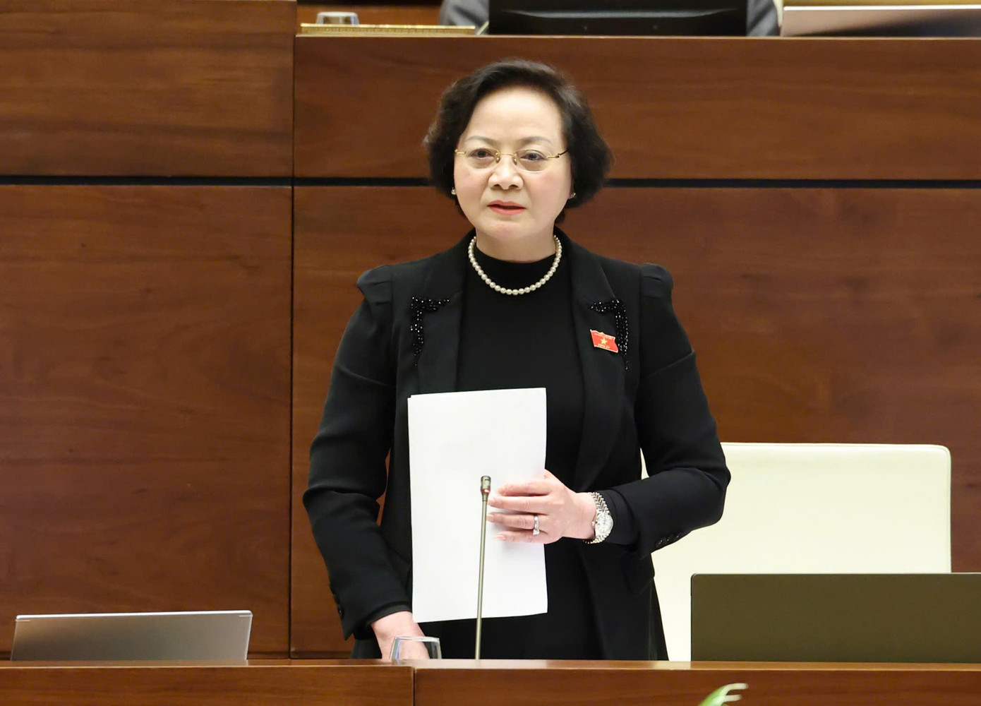 Bộ trưởng Nội vụ Phạm Thị Thanh Trà. Ảnh: Như Ý. Bộ trưởng Nội vụ Phạm Thị Thanh Trà. Ảnh: Như Ý.