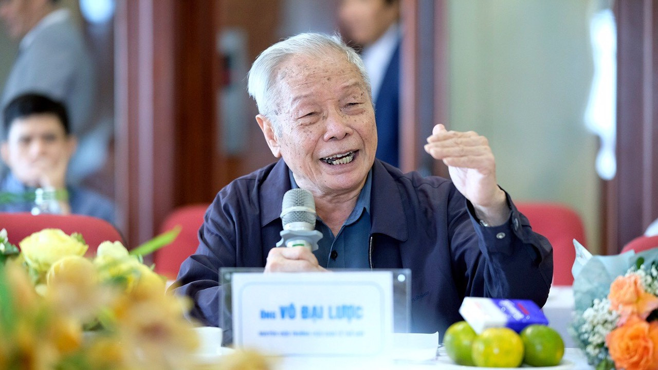 Ông Võ Đại Lược, nguyên Viện trưởng Viện Kinh tế thế giới (ảnh: Hoàng Mạnh Thắng).