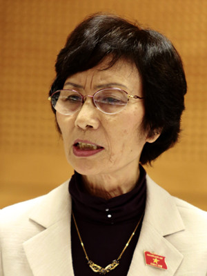 ĐB Bùi Thị An. ĐB Bùi Thị An