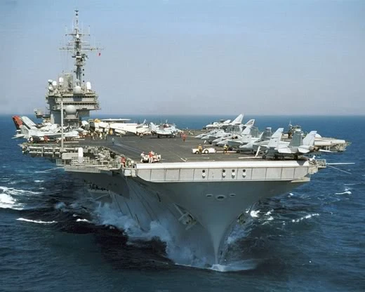 Tàu sân bay USS Kitty Hawk vừa có cuộc diễn tập ở Biển Đông