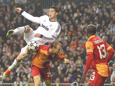 Real Madrid hoàn toàn vượt trội Galatasaray trên sân Bernabeu. ảnh: Getty Images