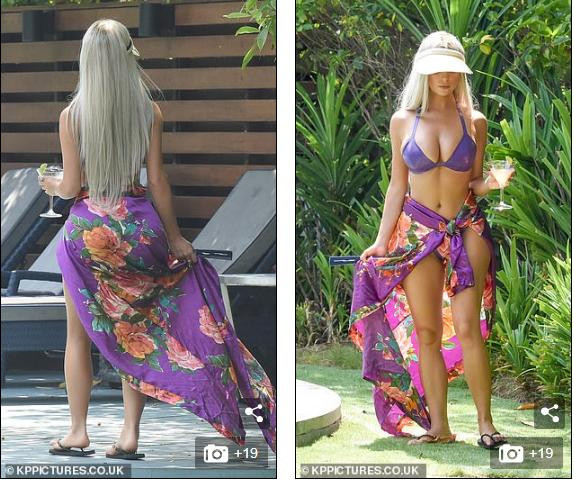 Nàng Kim siêu vòng 3 nước Anh 'đốn tim' fan với bikini 2 mảnh bé xíu ảnh 3