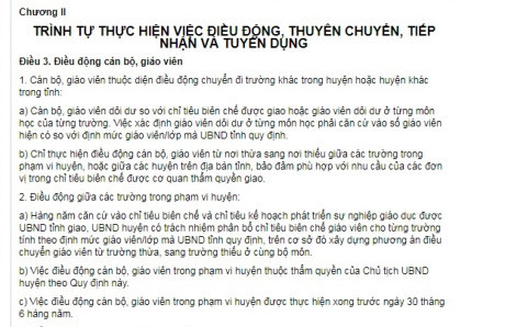 7 giáo viên giỏi bị luân chuyển: Ai tham mưu 'ép' giáo viên? ảnh 1
