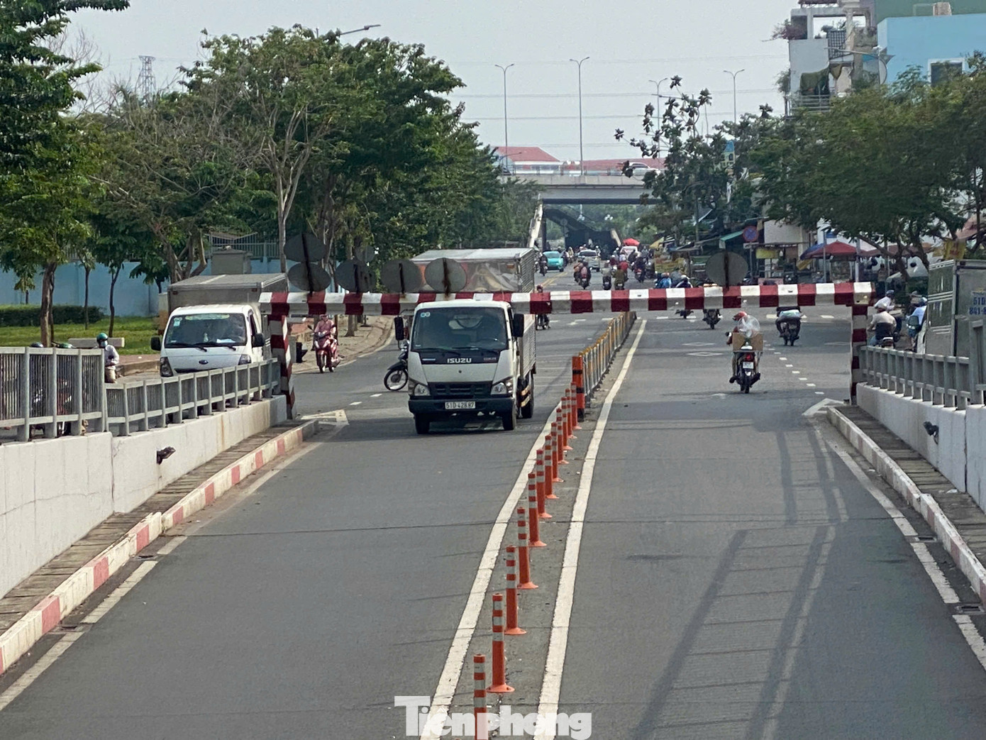 Hiện trường vụ việc. Ảnh: Hữu Huy