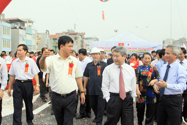 Bộ trưởng GTVT, Đinh La Thăng kiểm tra công trình