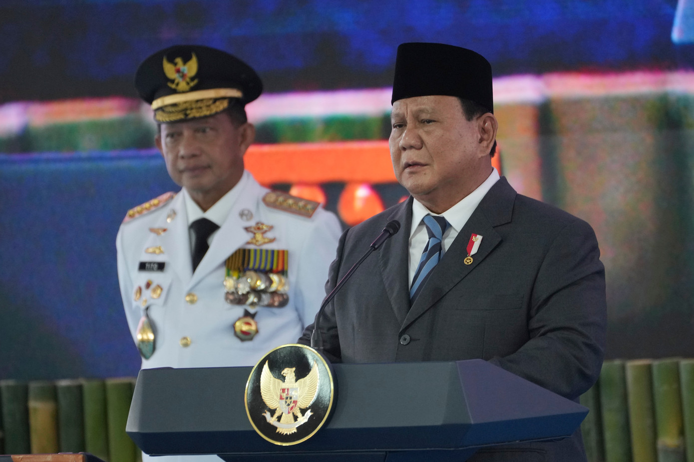 Tổng thống Prabowo Subianto. (Ảnh: AP)
