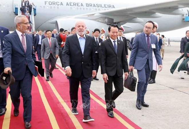 Đây là lần thứ hai Tổng thống Lula da Silva thăm Việt Nam. (Ảnh: TTXVN) Đây là lần thứ hai Tổng thống Lula da Silva thăm Việt Nam. (Ảnh: TTXVN)
