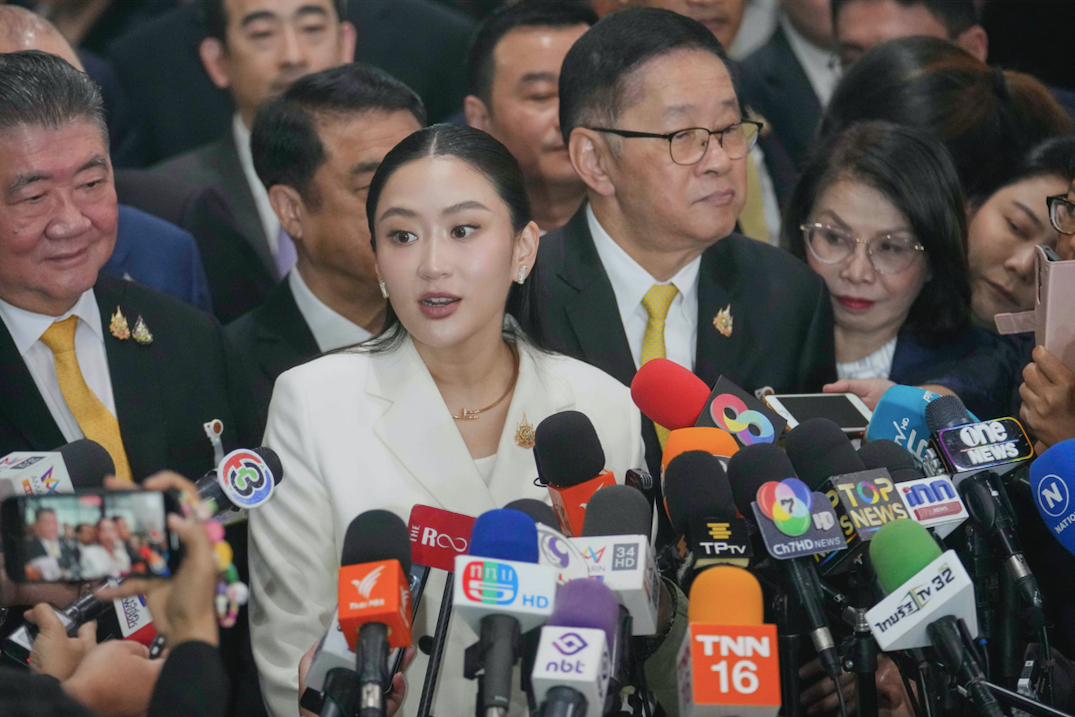 Thủ tướng Thái Lan Paetongtarn Shinawatra. (Ảnh: AP)