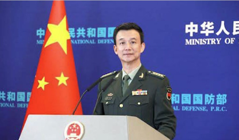 Phát ngôn viên Bộ Quốc phòng Trung Quốc Ngô Khiêm. (Ảnh: Bộ Quốc phòng Trung Quốc)