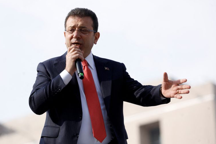 Thị trưởng Istanbul Ekrem Imamoglu vừa bị bắt. (Ảnh: Reuters)