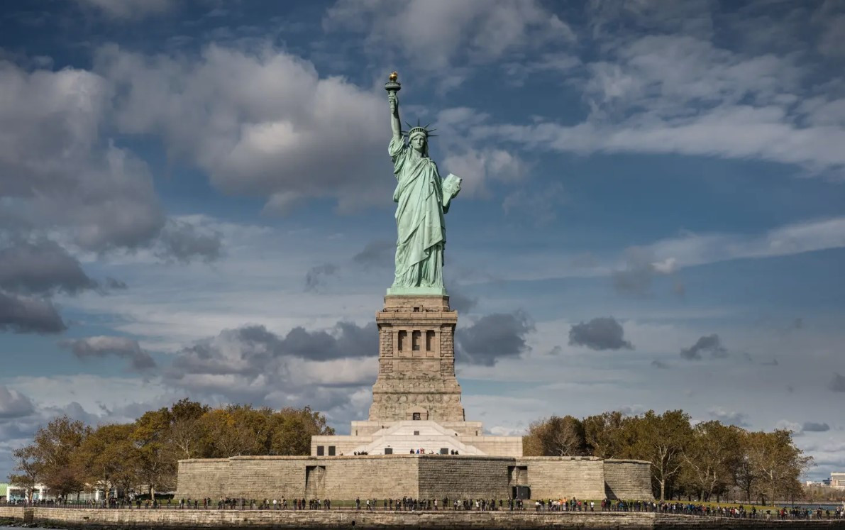 Tượng Nữ thần Tự do. (Ảnh: NYP)