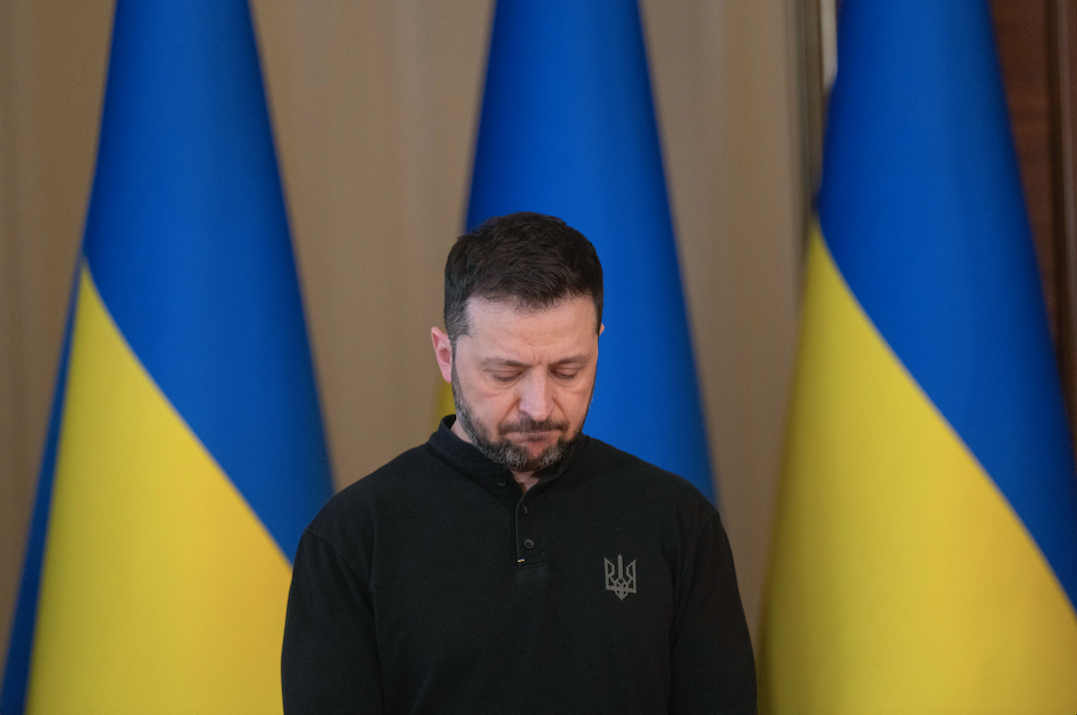 Tổng thống Ukraine Volodymir Zelensky. (Ảnh: AP) Tổng thống Ukraine Volodymir Zelensky. (Ảnh: AP)