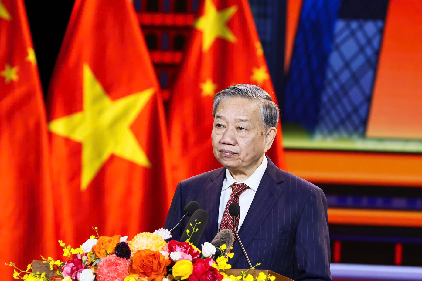 Tổng Bí thư Tô Lâm phát biểu tại chương trình. (Ảnh: Nhật Minh) Tổng Bí thư Tô Lâm phát biểu tại chương trình. (Ảnh: Nhật Minh)