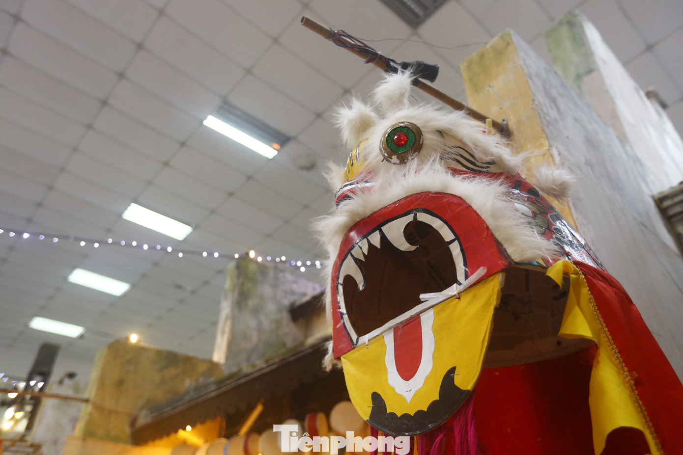 Chiếc đầu lân trong ký ức xưa.