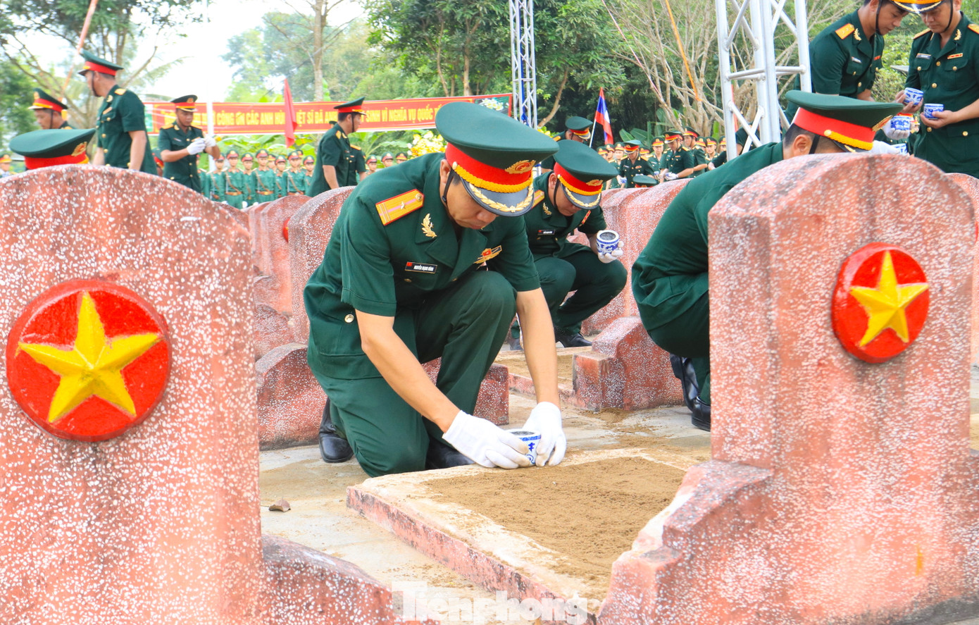 Tuy nhiên, hiện mới chỉ có 1.676 liệt sĩ đã xác định được danh tính, 937 hài cốt được bàn giao cho chính quyền địa phương và gia đình đưa về an táng tại nghĩa trang liệt sĩ các địa phương. Số còn lại hiện đang được an nghỉ tại Nghĩa trang liệt sĩ Việt Lào, huyện Anh Sơn, Nghĩa trang Liệt sĩ huyện Đô Lương và Nghĩa trang liệt sĩ huyện Nghi Lộc.