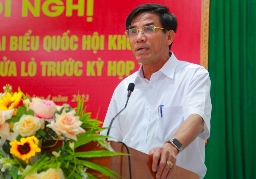 Ông Doãn Tiến Dũng - Chủ tịch UBND thị xã Cửa Lò.