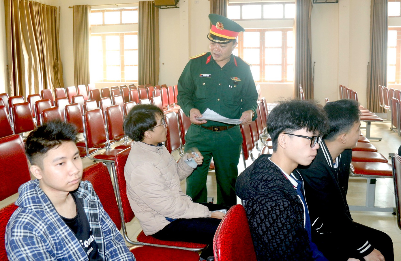 Năm 2025, tỉnh Nghệ An được giao tuyển chọn hơn 3.000 công dân nhập ngũ vào quân đội.