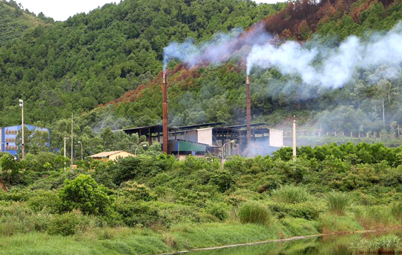 Dự án Khu liên hợp xử lý và tái chế chất thải rắn Ecovi bị yêu cầu tạm dừng hoạt động từ năm 2020. (Ảnh: Hoài Thu).