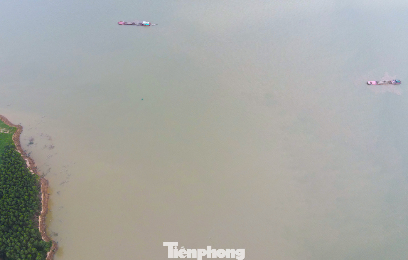 Phó Chủ tịch xã Long Xá cho hay, bờ sông bị sạt lở sâu vào trong có nhiều nguyên nhân như mưa lũ, dòng chảy. Bên cạnh đó có ảnh hưởng lớn do việc các tàu khai thác cát ở lòng sông. "Năm vừa rồi đất sát bờ sông của xã bị sạt lở khoảng 4ha. Hàng năm xã đã trồng cây ven sông chống sạt lở nhưng không khả quan. Chỉ còn biện pháp làm kè mới có hiệu quả nhưng xã thì không có kinh phí", ông Võ Văn Chiến - Phó Chủ tịch xã Long Xá nói. Phó Chủ tịch xã Long Xá cho hay, bờ sông bị sạt lở sâu vào trong có nhiều nguyên nhân như mưa lũ, dòng chảy. Bên cạnh đó có ảnh hưởng lớn do việc các tàu khai thác cát ở lòng sông. "Năm vừa rồi đất sát bờ sông của xã bị sạt lở khoảng 4ha. Hàng năm xã đã trồng cây ven sông chống sạt lở nhưng không khả quan. Chỉ còn biện pháp làm kè mới có hiệu quả nhưng xã thì không có kinh phí", ông Võ Văn Chiến - Phó Chủ tịch xã Long Xá nói.