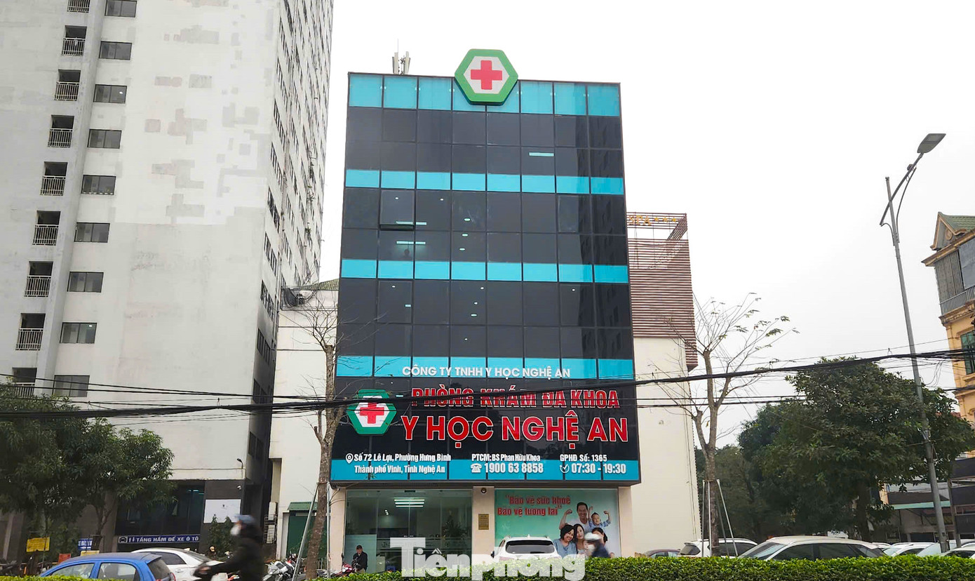 Phòng khám đa khoa Y học Nghệ An nơi bị người bệnh làm đơn tố cáo lên cơ quan chức năng.