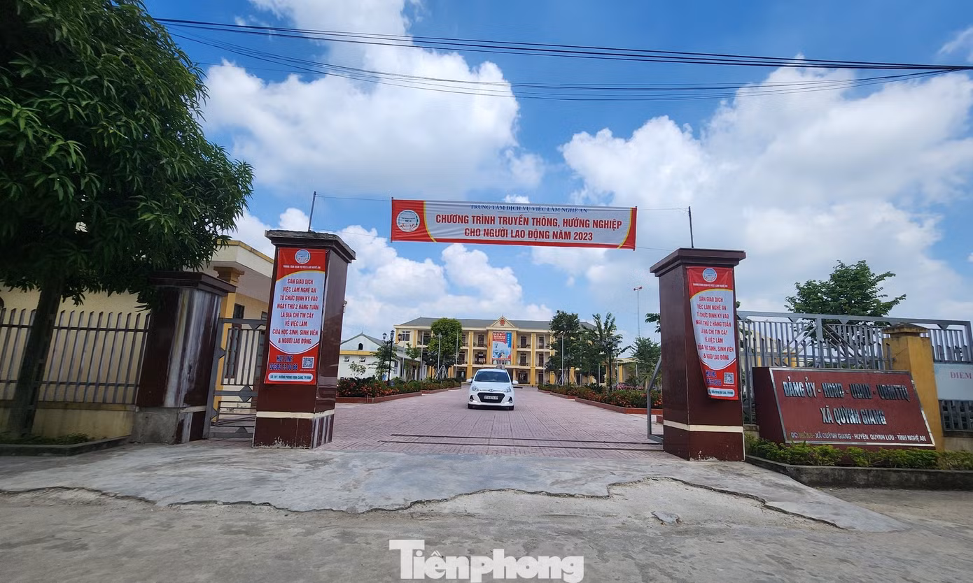 Trụ sở UBND xã Quỳnh Giang.