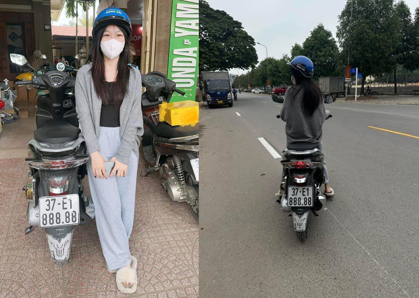 Cô gái 21 tuổi bấm được biển số siêu đẹp.