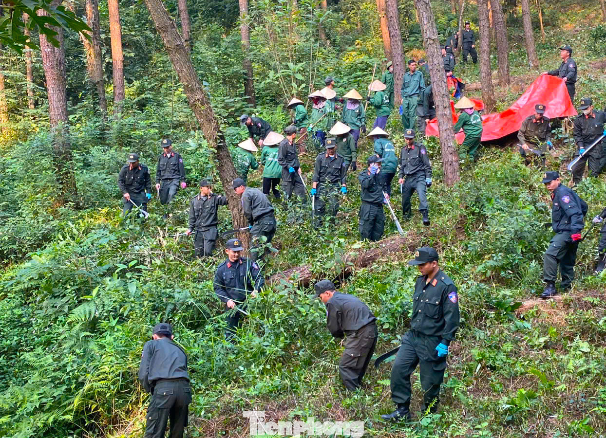 Tổ 2 được phân công đến dọn dẹp khuôn viên phần mộ Bà Hoàng Thị Loan (Thân mẫu của Chủ tịch Hồ Chí Minh) tọa lạc ở lưng chừng núi Động Tranh, thuộc dãy Đại Huệ (xã Nam Giang, huyện Nam Đàn, Nghệ An). Đây là điểm đến văn hóa, tâm linh của du khách trong và nước ngoài; Là nơi giáo dục truyền thống yêu nước cho các thế hệ người Việt Nam.