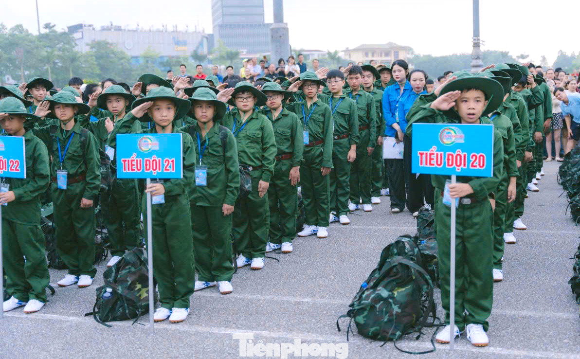 Chương trình năm nay có sự tham gia của 400 chiến sĩ nhí.