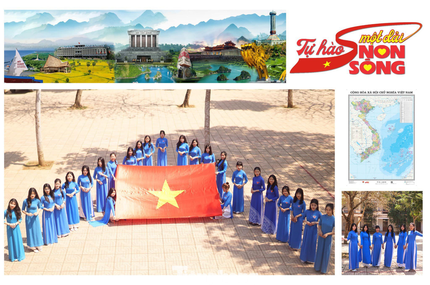 Hưởng ứng phát động "Tuần lễ áo dài" của T.Ư Đoàn, nhằm tôn vinh vẻ đẹp của người phụ nữ Việt Nam, trong đó có nữ cán bộ Đoàn, đoàn viên, thanh thiếu nhi, Nghệ An chọn chủ đề “Tự hào 1 dải non sông” để những cán bộ đoàn viên thanh niên khoe sắc qua những tà áo dài truyền thống.