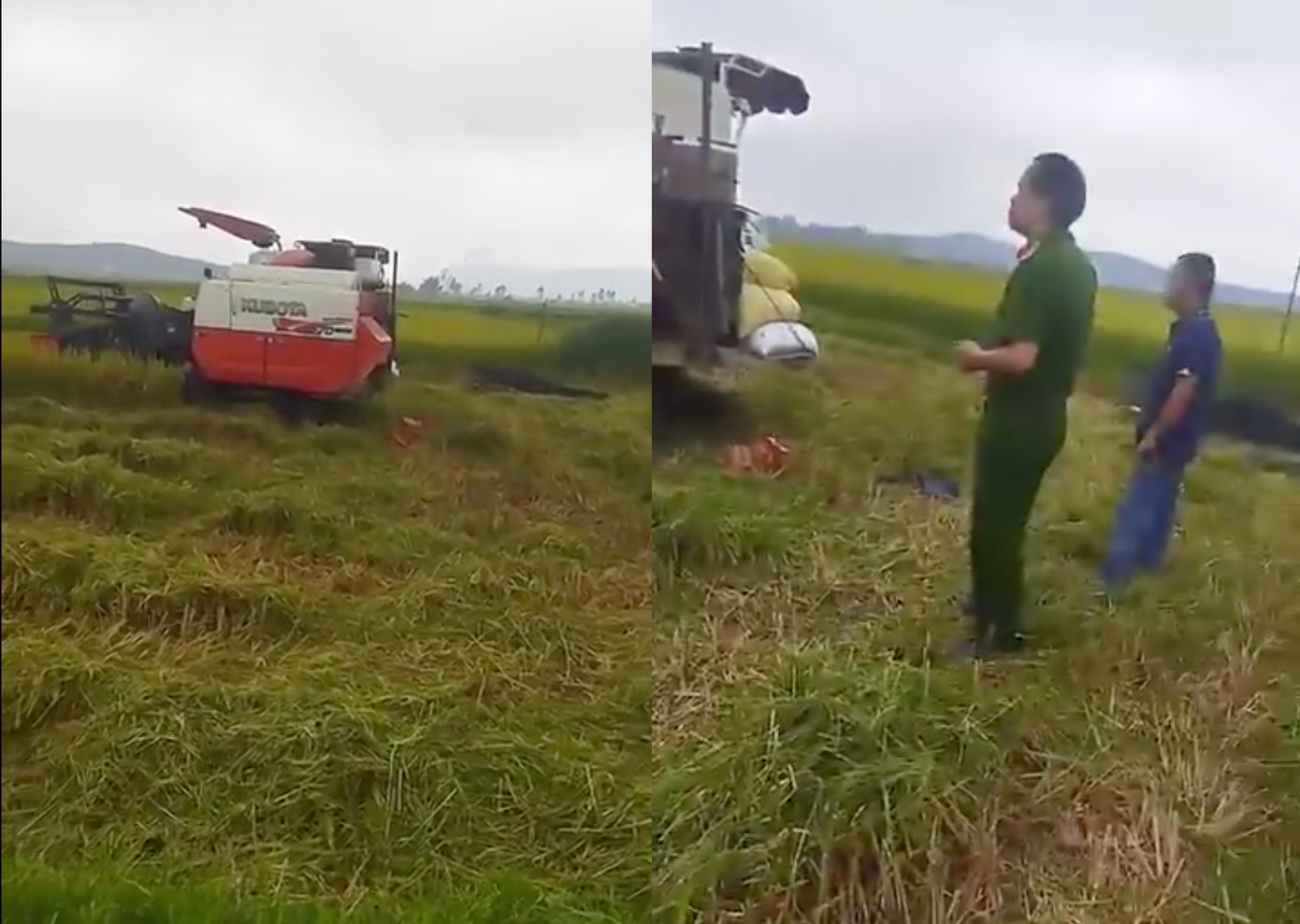 Cơ quan công an có mặt tại hiện trường điều tra vụ việc.